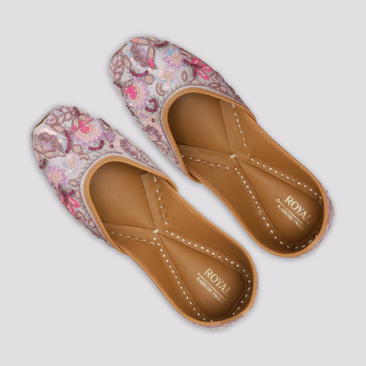 Gul-e-Noor Blush Jutti