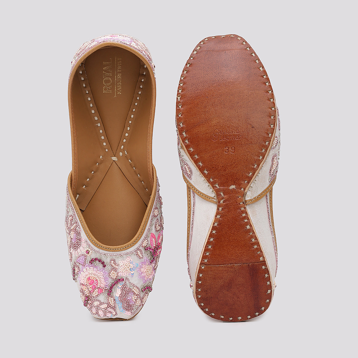 Gul-e-Noor Blush Jutti