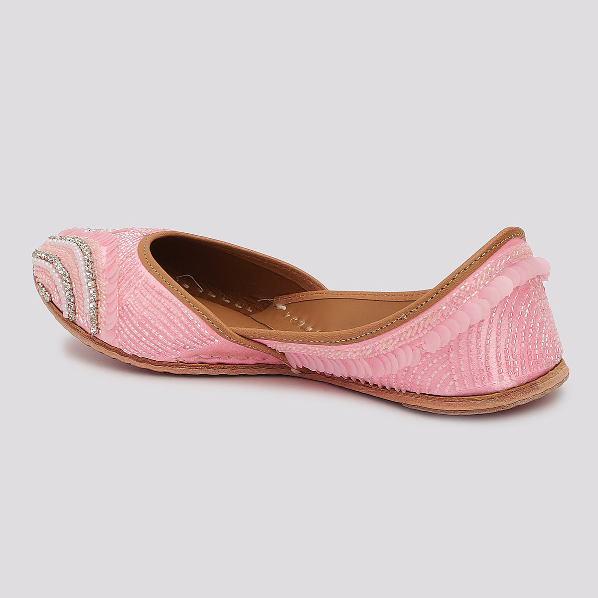 Blush Petal Beaded Jutti