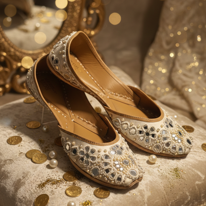 Pearl Mirror Blossom Jutti