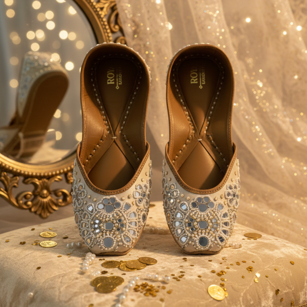 Pearl Mirror Blossom Jutti