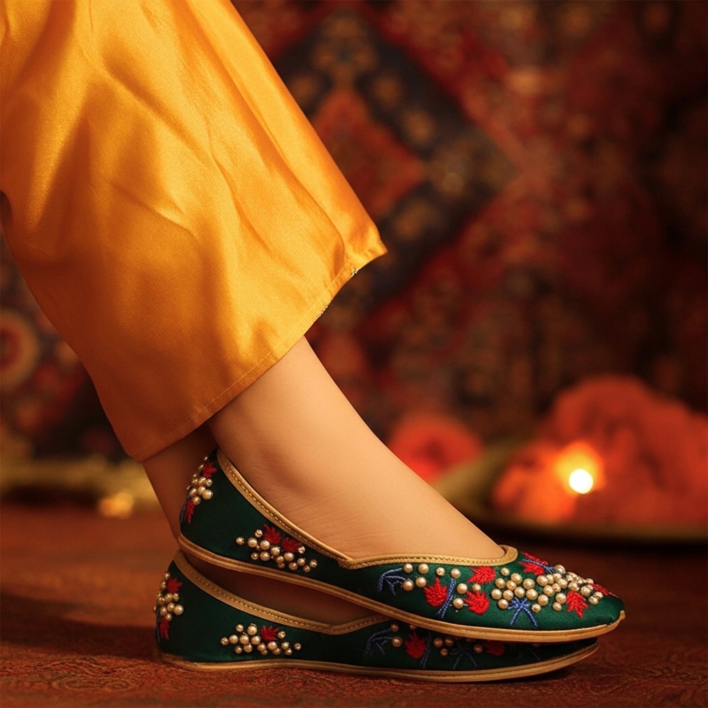 Pearl Ember Garden Jutti